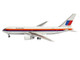 Boeing 767 200 Commercial Aircraft United Airlines N606UA White with Stripes 1/400 Diecast Model Airplane V1:400 400019