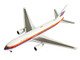Boeing 767 200 Commercial Aircraft United Airlines N606UA White with Stripes 1/400 Diecast Model Airplane V1:400 400019