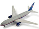 Boeing 767 200ER Commercial Aircraft United Airlines N609UA Gray with Blue Tail 1/400 Diecast Model Airplane V1:400 400020 Boeing 767 200ER Commercial Aircraft United Airlines N609UA Gray with Blue Tail 1/400 Diecast Model Airplane V1:400 400020