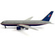 Boeing 767 200ER Commercial Aircraft United Airlines N609UA Gray with Blue Tail 1/400 Diecast Model Airplane V1:400 400020 Boeing 767 200ER Commercial Aircraft United Airlines N609UA Gray with Blue Tail 1/400 Diecast Model Airplane V1:400 400020