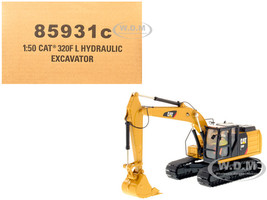 CAT Caterpillar 320F L Hydraulic Excavator with Operator Core Classics Series 1/50 Diecast Model Diecast Masters 85931C