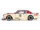 Skyline GT R V8 Drift Hakosuka RHD Right Hand Drive #10 Watanabe Red and Cream 1/64 Diecast Model Car Pop Race PR640075
