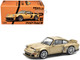 Singer DLS Turbo Gold Metallic 1/64 Diecast Model Car Pop Race PR640132