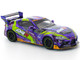 Toyota Pandem GR Supra RHD Right Hand Drive EVA RT Test Type 01 GoodRide Purple Metallic with Graphics 1/64 Diecast Model Car Pop Race PR640311 Toyota Pandem GR Supra RHD Right Hand Drive EVA RT Test Type 01 GoodRide Purple Metallic with Graphics 1/64 Diecast Model Car Pop Race PR640311