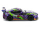 Toyota Pandem GR Supra RHD Right Hand Drive EVA RT Test Type 01 GoodRide Purple Metallic with Graphics 1/64 Diecast Model Car Pop Race PR640311