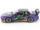 Pandem S13 RHD Right Hand Drive EVA RT Test Type 01 Purple Metallic with Graphics 1/64 Diecast Model Car Pop Race PR640432