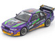 Pandem S13 RHD Right Hand Drive EVA RT Test Type 01 Purple Metallic with Graphics 1/64 Diecast Model Car Pop Race PR640432