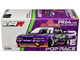 Pandem S13 RHD Right Hand Drive EVA RT Test Type 01 Purple Metallic with Graphics 1/64 Diecast Model Car Pop Race PR640432