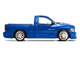 2003 Dodge Ram SRT 10 Pickup Truck Electric Blue Metallic with White Stripes 1/64 Diecast Model Car Shoom64 Models 103014-MJ1