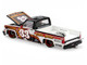 Chevrolet Silverado Pickup Truck #33 Kaido Intimidator V1 White and Black with Graphics Designed by Jun Imai Kaido House Special 1/64 Diecast Model Car Mini GT KHMG212