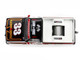 Chevrolet Silverado Pickup Truck #33 Kaido Intimidator V1 White and Black with Graphics Designed by Jun Imai Kaido House Special 1/64 Diecast Model Car Mini GT KHMG212
