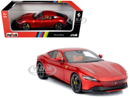 2019 Ferrari Roma Rosso Magma Red Metallic 1/18 Diecast Model Car Polistil 18FE02041-WB