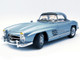 Mercedes Benz 300 SL W198 II Roadster Blue Metallic Limited Edition to 1500 pieces Worldwide 1/18 Diecast Model Car CMC M-283