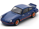 1973 Porsche 911 RS 2 7 Blue with Orange Stripes 1/64 Model Car Spark 64SP007A