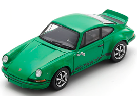 1973 Porsche 911 Carrera RSR 2 8 Green with Black Stripes 1/64 Model Car Spark 64SP007B