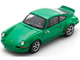 1973 Porsche 911 Carrera RSR 2 8 Green with Black Stripes 1/64 Model Car Spark 64SP007B