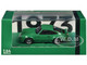 1973 Porsche 911 Carrera RSR 2 8 Green with Black Stripes 1/64 Model Car Spark 64SP007B 1973 Porsche 911 Carrera RSR 2 8 Green with Black Stripes 1/64 Model Car Spark 64SP007B
