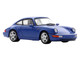 1992 Porsche 911 Carrera RS 3 6 Blue 1/64 Model Car Spark 64SP007E