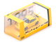 1995 Porsche 911 Carrera RS 3 8 Yellow 1/64 Model Car Spark 64SP007F