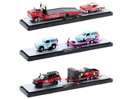 Auto Haulers Coca Cola Set of 3 pieces Release S03 Limited Edition to 4800 pieces Worldwide 1/64 Diecast Models M2 Machines 56000-S03