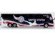 MCI J4500 Coach Bus United States National Soccer Team Dark Blue with Graphics International Federation of the Global Game Series Limited Edition to 504 pieces Worldwide 1/87 (HO) Diecast Model Iconic Replicas 87-0715
