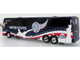 MCI J4500 Coach Bus United States National Soccer Team Dark Blue with Graphics International Federation of the Global Game Series Limited Edition to 504 pieces Worldwide 1/87 (HO) Diecast Model Iconic Replicas 87-0715