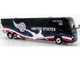 MCI J4500 Coach Bus United States National Soccer Team Dark Blue with Graphics International Federation of the Global Game Series Limited Edition to 504 pieces Worldwide 1/87 (HO) Diecast Model Iconic Replicas 87-0715
