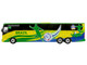 Van Hool CX 45 Coach Bus Brazil National Football Team Yellow and Green with Graphics International Federation of the Global Game Series Limited Edition to 504 pieces Worldwide 1/87 (HO) Diecast Model Iconic Replicas 87-0716 Van Hool CX 45 Coach Bus Brazil National Football Team Yellow and Green with Graphics International Federation of the Global Game Series Limited Edition to 504 pieces Worldwide 1/87 (HO) Diecast Model Iconic Replicas 87-0716