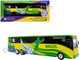 Van Hool CX 45 Coach Bus Brazil National Football Team Yellow and Green with Graphics International Federation of the Global Game Series Limited Edition to 504 pieces Worldwide 1/87 (HO) Diecast Model Iconic Replicas 87-0716 Van Hool CX 45 Coach Bus Brazil National Football Team Yellow and Green with Graphics International Federation of the Global Game Series Limited Edition to 504 pieces Worldwide 1/87 (HO) Diecast Model Iconic Replicas 87-0716