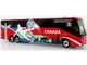 Prevost H3 45 Coach Bus Canada National Soccer Team Red with Graphics International Federation of the Global Game Series Limited Edition to 504 pieces Worldwide 1/87 (HO) Diecast Model Iconic Replicas 87-0719