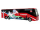 Prevost H3 45 Coach Bus Canada National Soccer Team Red with Graphics International Federation of the Global Game Series Limited Edition to 504 pieces Worldwide 1/87 (HO) Diecast Model Iconic Replicas 87-0719 Prevost H3 45 Coach Bus Canada National Soccer Team Red with Graphics International Federation of the Global Game Series Limited Edition to 504 pieces Worldwide 1/87 (HO) Diecast Model Iconic Replicas 87-0719