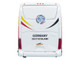 Daimler Tourrider Coach Bus Germany National Football Team White with Graphics International Federation of the Global Game Series Limited Edition to 504 pieces Worldwide 1/87 (HO) Diecast Model Iconic Replicas 87-0721