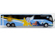 Prevost X3 45 Coach Bus Argentina National Football Team Blue with Graphics International Federation of the Global Game Series Limited Edition to 504 pieces Worldwide 1/87 (HO) Diecast Model Iconic Replicas 87-0723