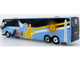 Prevost X3 45 Coach Bus Argentina National Football Team Blue with Graphics International Federation of the Global Game Series Limited Edition to 504 pieces Worldwide 1/87 (HO) Diecast Model Iconic Replicas 87-0723