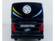 Prevost X3 45 Coach Bus Argentina National Football Team Blue with Graphics International Federation of the Global Game Series Limited Edition to 504 pieces Worldwide 1/87 (HO) Diecast Model Iconic Replicas 87-0723