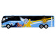 Prevost X3 45 Coach Bus Argentina National Football Team Blue with Graphics International Federation of the Global Game Series Limited Edition to 504 pieces Worldwide 1/87 (HO) Diecast Model Iconic Replicas 87-0723