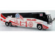 MCI D4520 Coach Bus England National Football Team White with Graphics International Federation of the Global Game Series Limited Edition to 504 pieces Worldwide 1/87 (HO) Diecast Model Iconic Replicas 87-0724