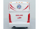 MCI D4520 Coach Bus England National Football Team White with Graphics International Federation of the Global Game Series Limited Edition to 504 pieces Worldwide 1/87 (HO) Diecast Model Iconic Replicas 87-0724