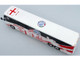 MCI D4520 Coach Bus England National Football Team White with Graphics International Federation of the Global Game Series Limited Edition to 504 pieces Worldwide 1/87 (HO) Diecast Model Iconic Replicas 87-0724