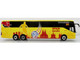 Daimler Tourrider Coach Bus Spain National Football Team Yellow with Graphics International Federation of the Global Game Series Limited Edition to 504 pieces Worldwide 1/87 (HO) Diecast Model Iconic Replicas 87-0726