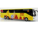 Daimler Tourrider Coach Bus Spain National Football Team Yellow with Graphics International Federation of the Global Game Series Limited Edition to 504 pieces Worldwide 1/87 (HO) Diecast Model Iconic Replicas 87-0726