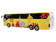 Daimler Tourrider Coach Bus Spain National Football Team Yellow with Graphics International Federation of the Global Game Series Limited Edition to 504 pieces Worldwide 1/87 (HO) Diecast Model Iconic Replicas 87-0726