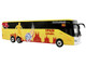 Daimler Tourrider Coach Bus Spain National Football Team Yellow with Graphics International Federation of the Global Game Series Limited Edition to 504 pieces Worldwide 1/87 (HO) Diecast Model Iconic Replicas 87-0726