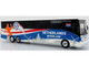 Van Hool CX 45 Coach Bus Netherlands National Football Team White with Graphics International Federation of the Global Game Series Limited Edition to 504 pieces Worldwide 1/87 (HO) Diecast Model Iconic Replicas 87-0730