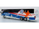 Van Hool CX 45 Coach Bus Netherlands National Football Team White with Graphics International Federation of the Global Game Series Limited Edition to 504 pieces Worldwide 1/87 (HO) Diecast Model Iconic Replicas 87-0730