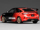 Honda Civic Type R FL5 RHD Right Hand Drive ADVAN Black and Red 1/64 Diecast Model Car MotorHelix M65341