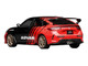 Honda Civic Type R FL5 RHD Right Hand Drive ADVAN Black and Red 1/64 Diecast Model Car MotorHelix M65341