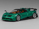 Pagani Imola Emerald Green Metallic with Carbon Top and Extra Wheels 1/64 Diecast Model Car CM Model CM64-IMOLA-10