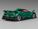 Pagani Imola Emerald Green Metallic with Carbon Top and Extra Wheels 1/64 Diecast Model Car CM Model CM64-IMOLA-10