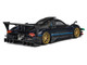 Pagani Zonda Revolucion Dark Blue Metallic and Carbon with Extra Wheels 1/64 Diecast Model Car CM Model CM64-REVOLUCION-BL Pagani Zonda Revolucion Dark Blue Metallic and Carbon with Extra Wheels 1/64 Diecast Model Car CM Model CM64-REVOLUCION-BL